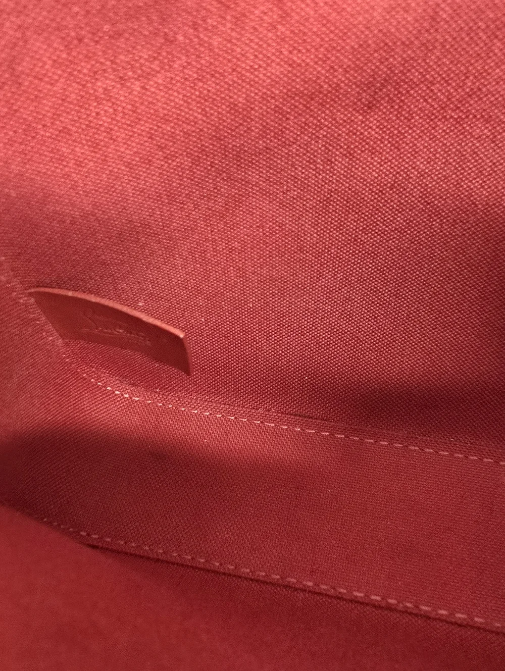 Christian Louboutin Black Embossed Leather Chain Shoulder Bag - Picture 13 of 14